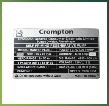 Anodised Name Labels Manufacturers